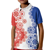 Paraguay Nanduti Traditional Lace Stylized Kid Polo Shirt