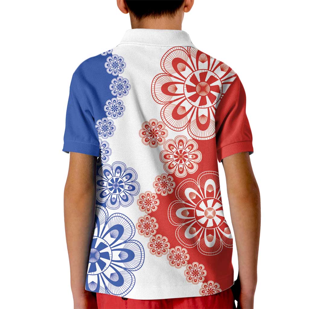Paraguay Nanduti Traditional Lace Stylized Kid Polo Shirt