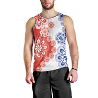 Paraguay Nanduti Traditional Lace Stylized Men Tank Top