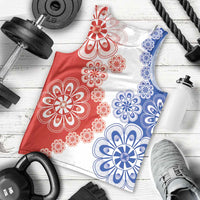 Paraguay Nanduti Traditional Lace Stylized Men Tank Top