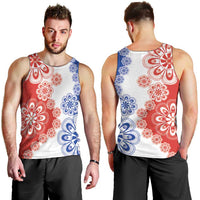 Paraguay Nanduti Traditional Lace Stylized Men Tank Top