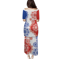 Paraguay Nanduti Traditional Lace Stylized Puletasi