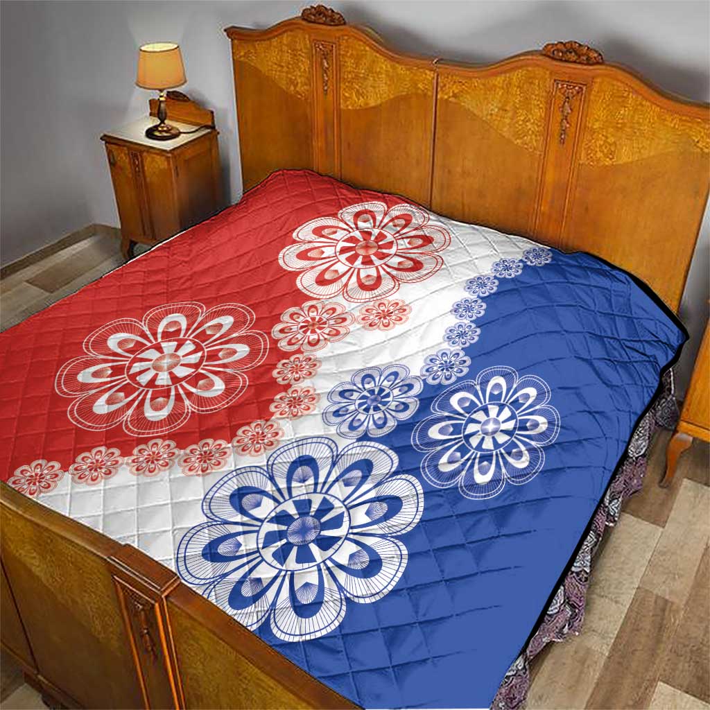 Paraguay Nanduti Traditional Lace Stylized Quilt