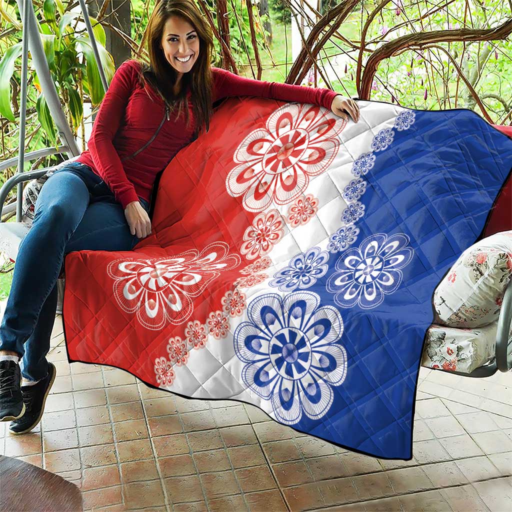 Paraguay Nanduti Traditional Lace Stylized Quilt