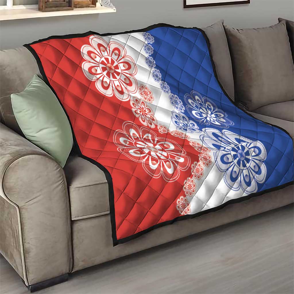 Paraguay Nanduti Traditional Lace Stylized Quilt