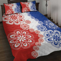Paraguay Nanduti Traditional Lace Stylized Quilt Bed Set