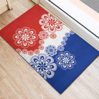 Paraguay Nanduti Traditional Lace Stylized Rubber Doormat