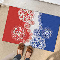 Paraguay Nanduti Traditional Lace Stylized Rubber Doormat