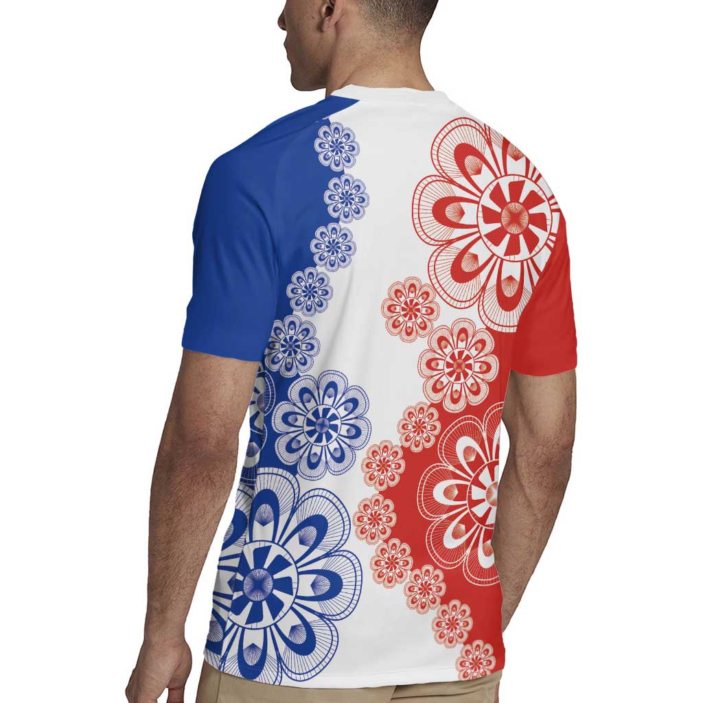 Paraguay Nanduti Traditional Lace Stylized Rugby Jersey