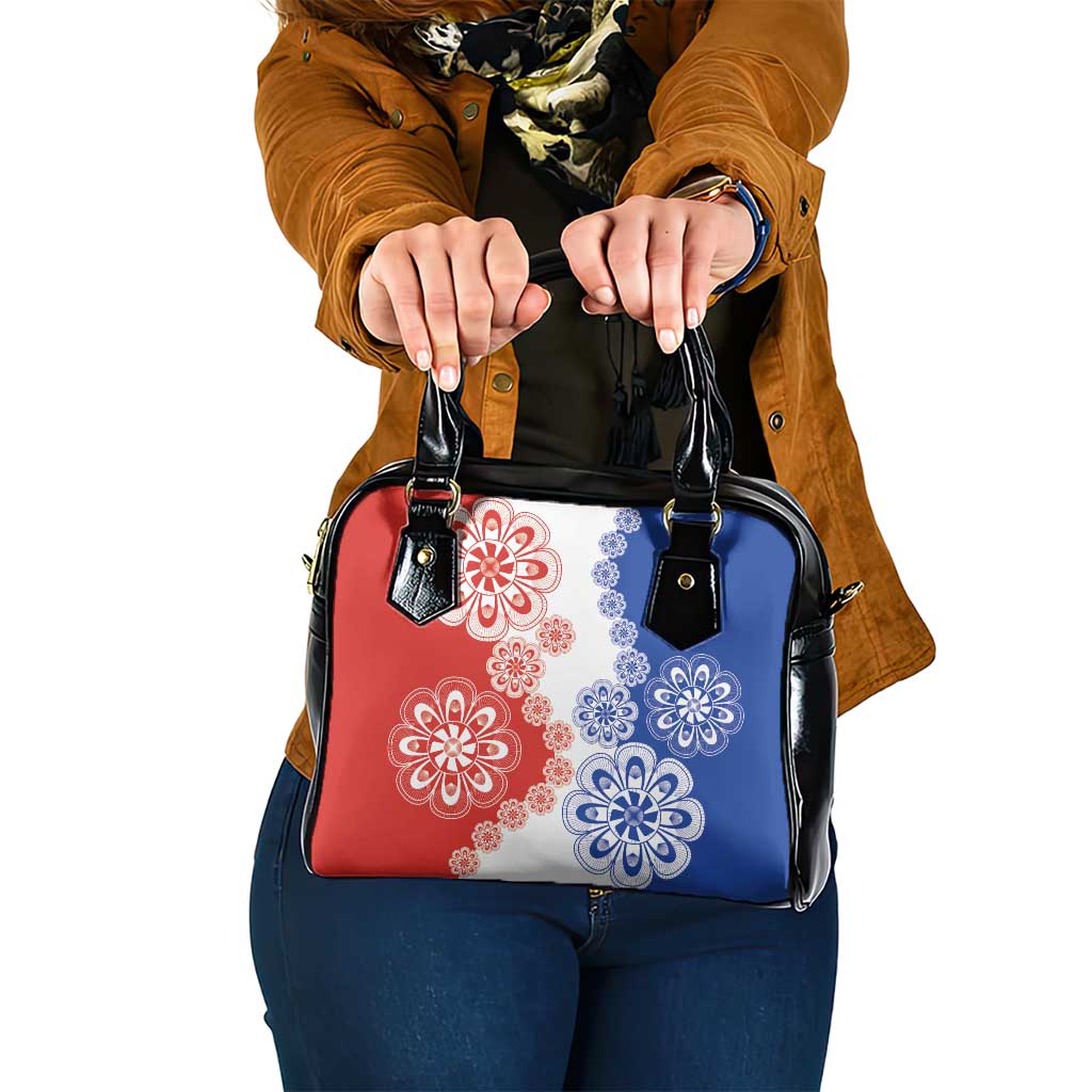 Paraguay Nanduti Traditional Lace Stylized Shoulder Handbag