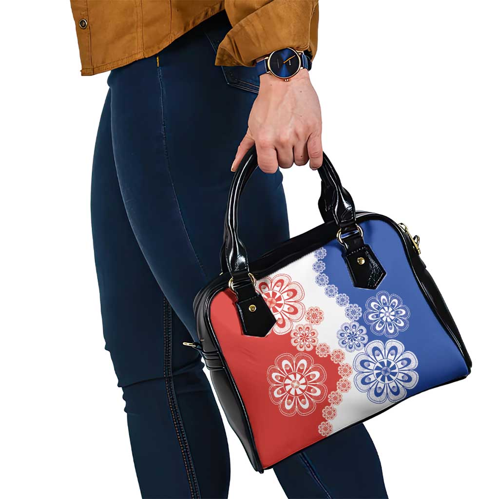 Paraguay Nanduti Traditional Lace Stylized Shoulder Handbag