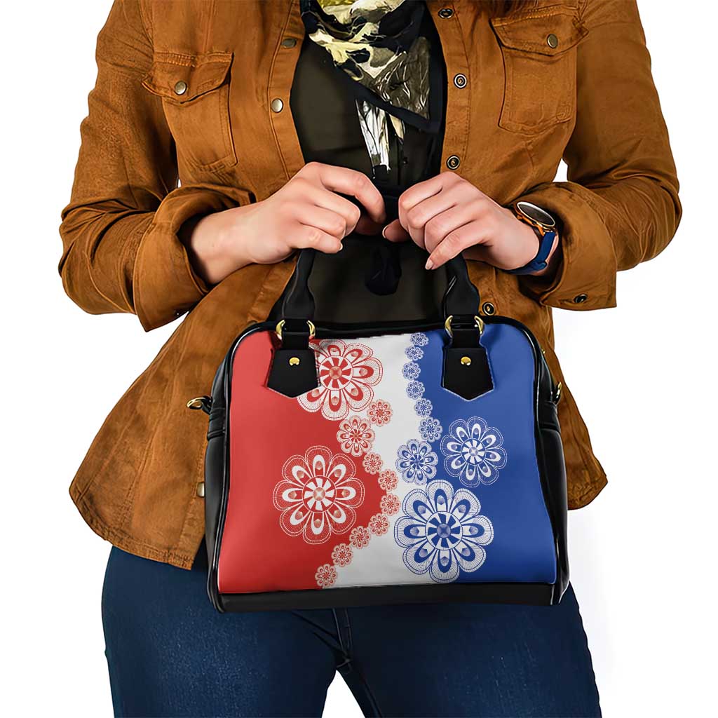 Paraguay Nanduti Traditional Lace Stylized Shoulder Handbag