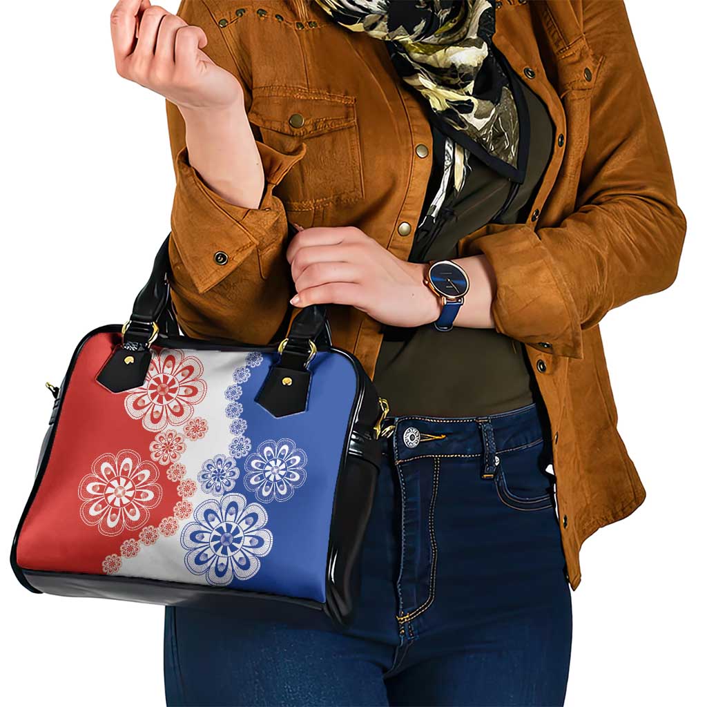 Paraguay Nanduti Traditional Lace Stylized Shoulder Handbag