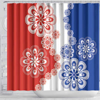 Paraguay Nanduti Traditional Lace Stylized Shower Curtain