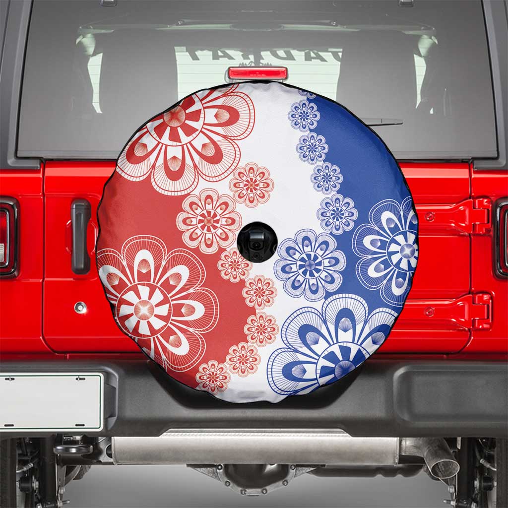 Paraguay Nanduti Traditional Lace Stylized Spare Tire Cover