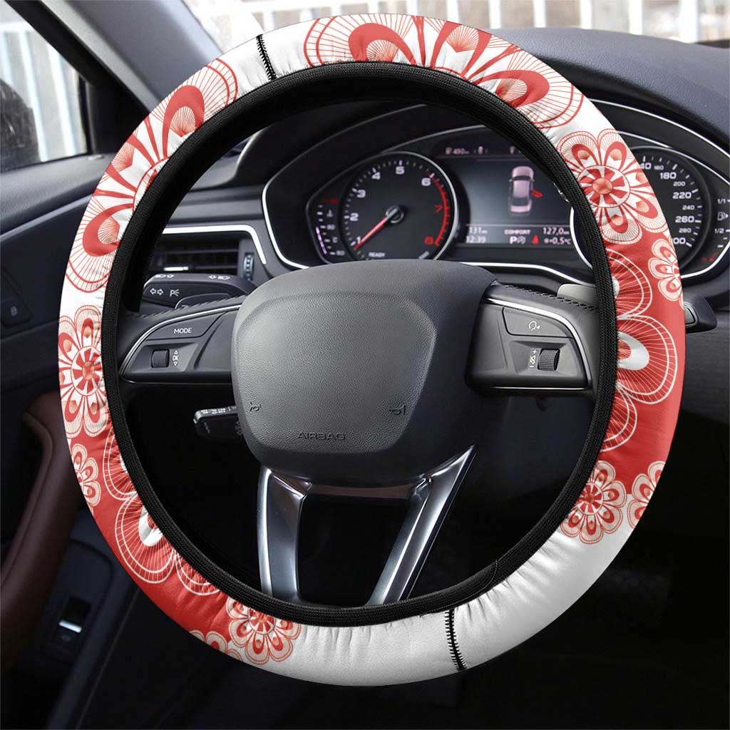 Paraguay Nanduti Traditional Lace Stylized Steering Wheel Cover