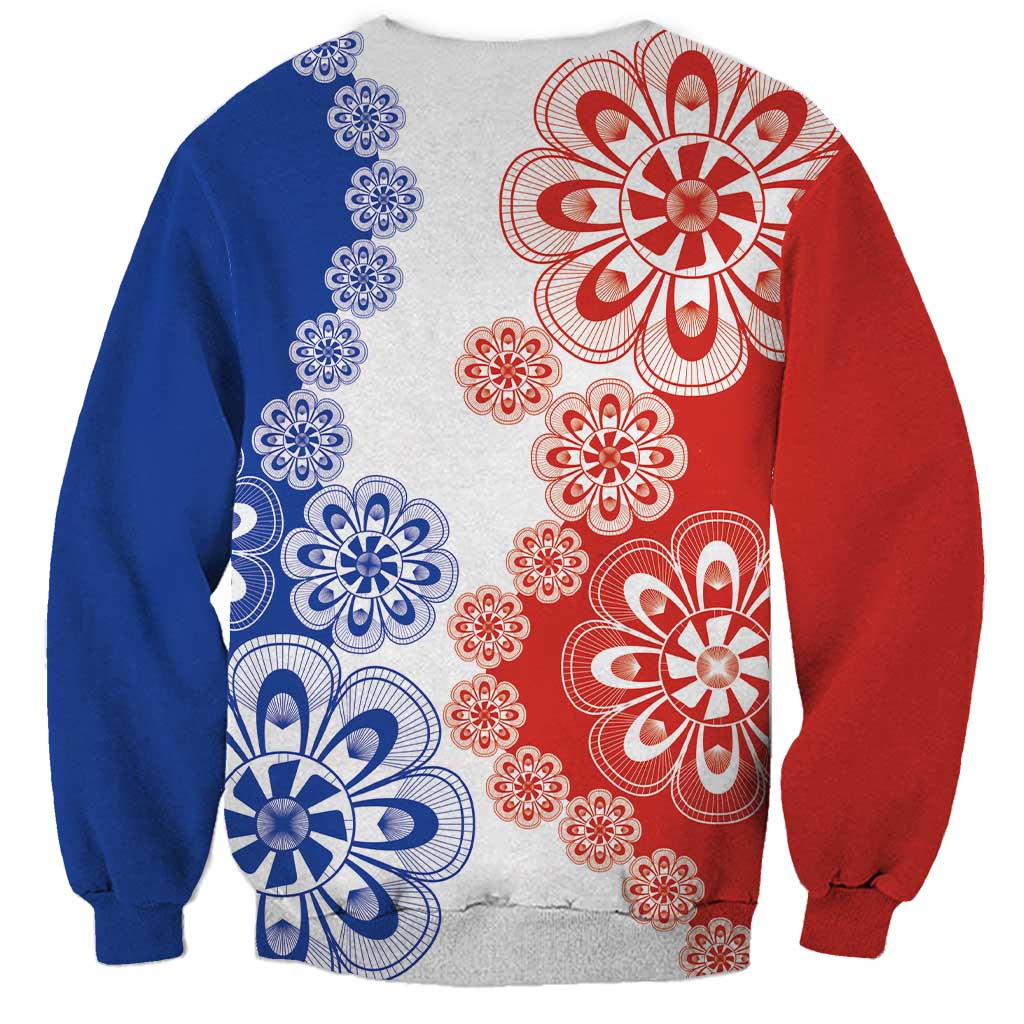 Paraguay Nanduti Traditional Lace Stylized Sweatshirt