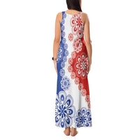 Paraguay Nanduti Traditional Lace Stylized Tank Maxi Dress