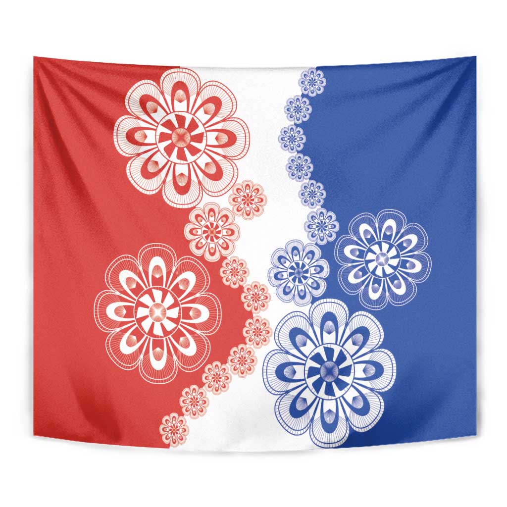 Paraguay Nanduti Traditional Lace Stylized Tapestry