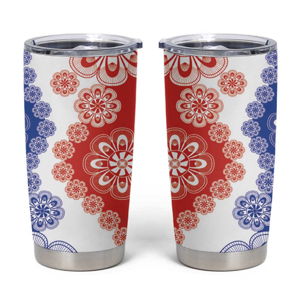 Paraguay Nanduti Traditional Lace Stylized Tumbler Cup