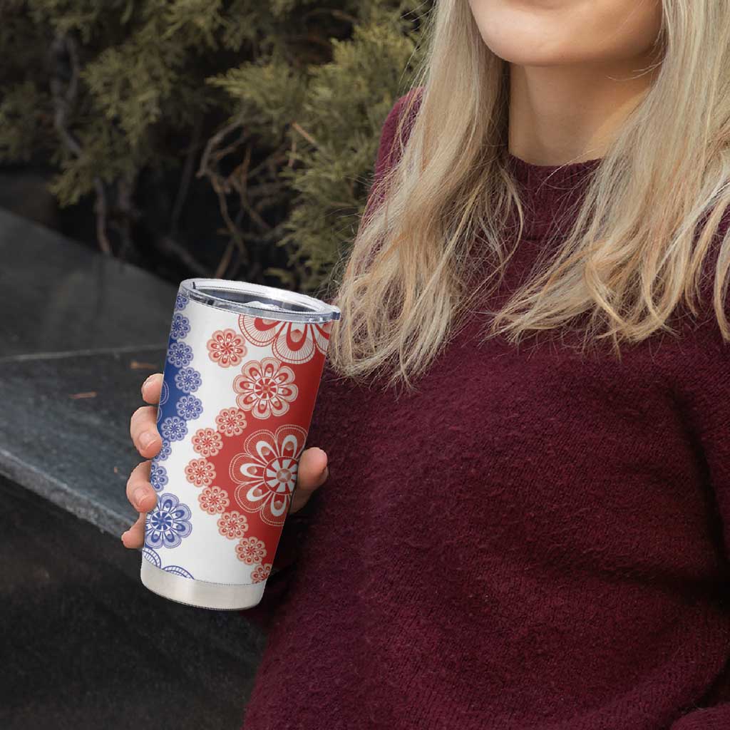 Paraguay Nanduti Traditional Lace Stylized Tumbler Cup