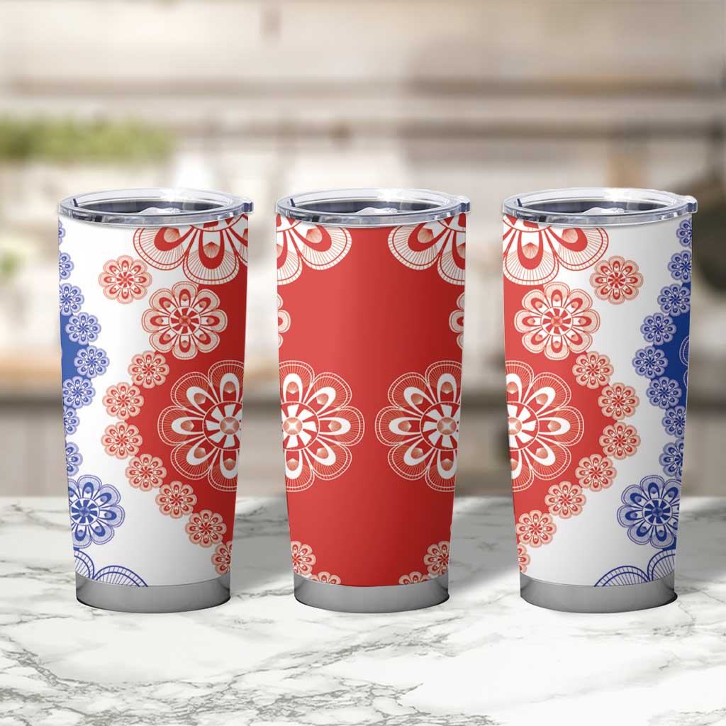 Paraguay Nanduti Traditional Lace Stylized Tumbler Cup