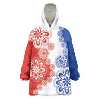 Paraguay Nanduti Traditional Lace Stylized Wearable Blanket Hoodie