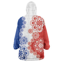 Paraguay Nanduti Traditional Lace Stylized Wearable Blanket Hoodie