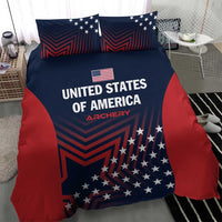 Personalized USA 2025 Archery Bedding Set Aim Shoot Win