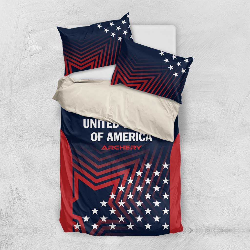 Personalized USA 2025 Archery Bedding Set Aim Shoot Win