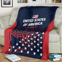 Personalized USA 2025 Archery Blanket Aim Shoot Win