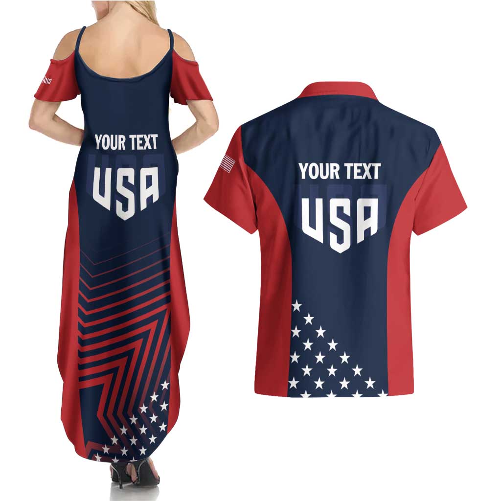 Personalized USA 2025 Archery Couples Matching Summer Maxi Dress and Hawaiian Shirt Aim Shoot Win