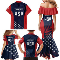 Personalized USA 2025 Archery Family Matching Mermaid Dress and Hawaiian Shirt Aim Shoot Win