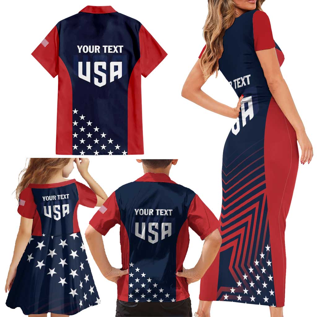 Personalized USA 2025 Archery Family Matching Short Sleeve Bodycon Dress and Hawaiian Shirt Aim Shoot Win