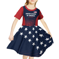 Personalized USA 2025 Archery Kid Short Sleeve Dress Aim Shoot Win
