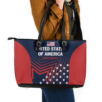 Personalized USA 2025 Archery Leather Tote Bag Aim Shoot Win
