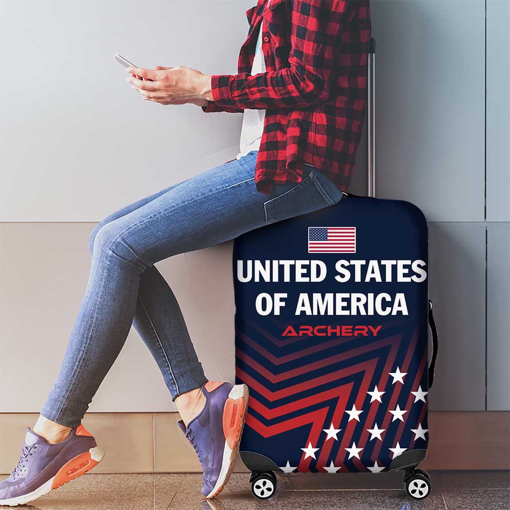 Personalized USA 2025 Archery Luggage Cover Aim Shoot Win
