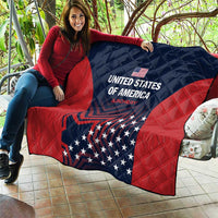 Personalized USA 2025 Archery Quilt Aim Shoot Win