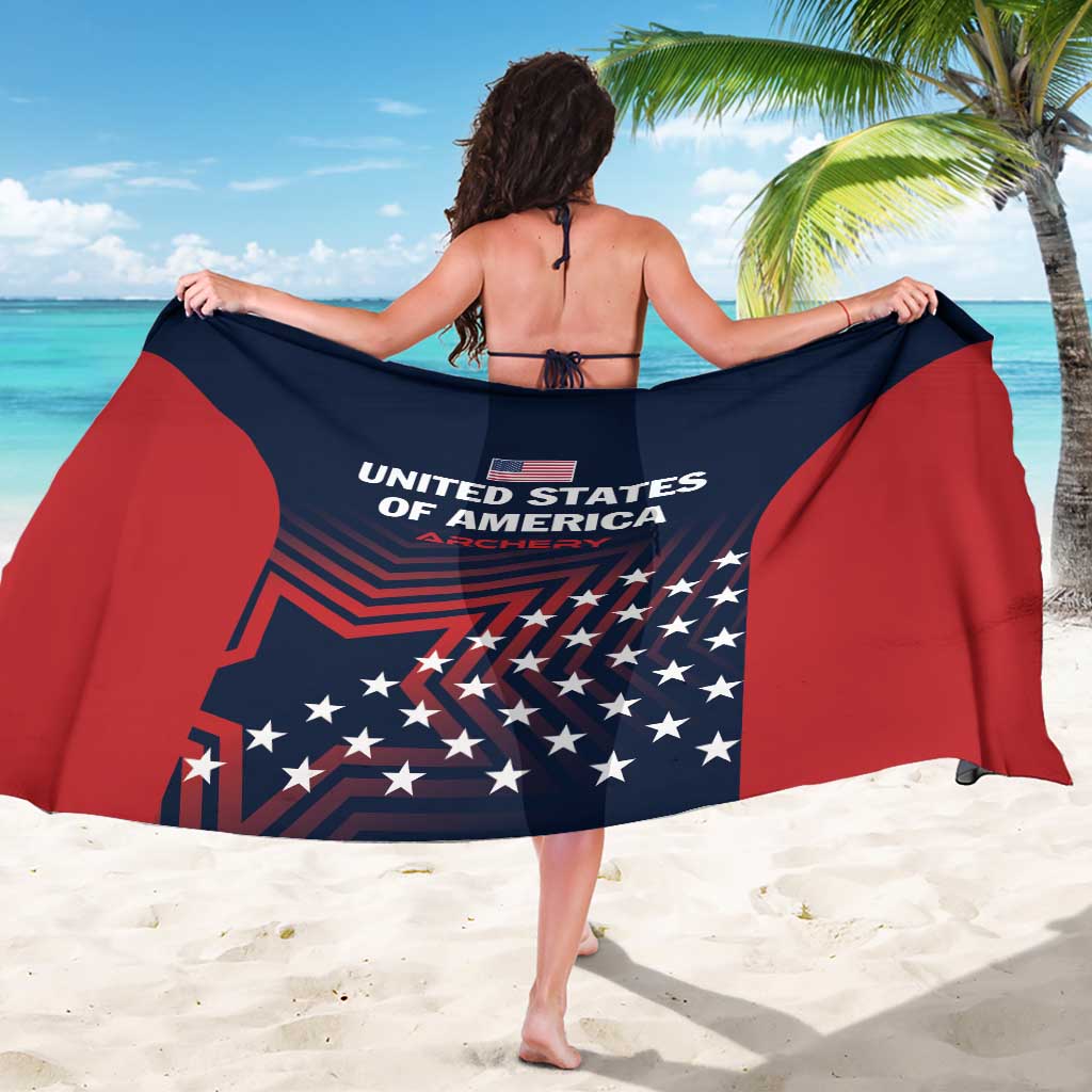 Personalized USA 2025 Archery Sarong Aim Shoot Win