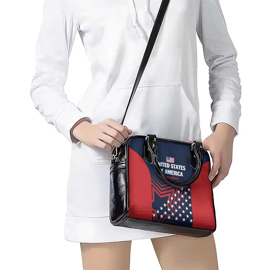 Personalized USA 2025 Archery Shoulder Handbag Aim Shoot Win