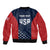 Personalized USA 2025 Archery Sleeve Zip Bomber Jacket Aim Shoot Win