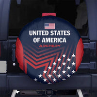 Personalized USA 2025 Archery Spare Tire Cover Aim Shoot Win