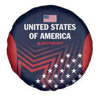 Personalized USA 2025 Archery Spare Tire Cover Aim Shoot Win