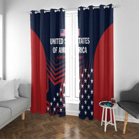 Personalized USA 2025 Archery Window Curtain Aim Shoot Win