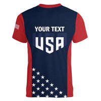Personalized USA 2025 Archery Women V-Neck T-Shirt Aim Shoot Win