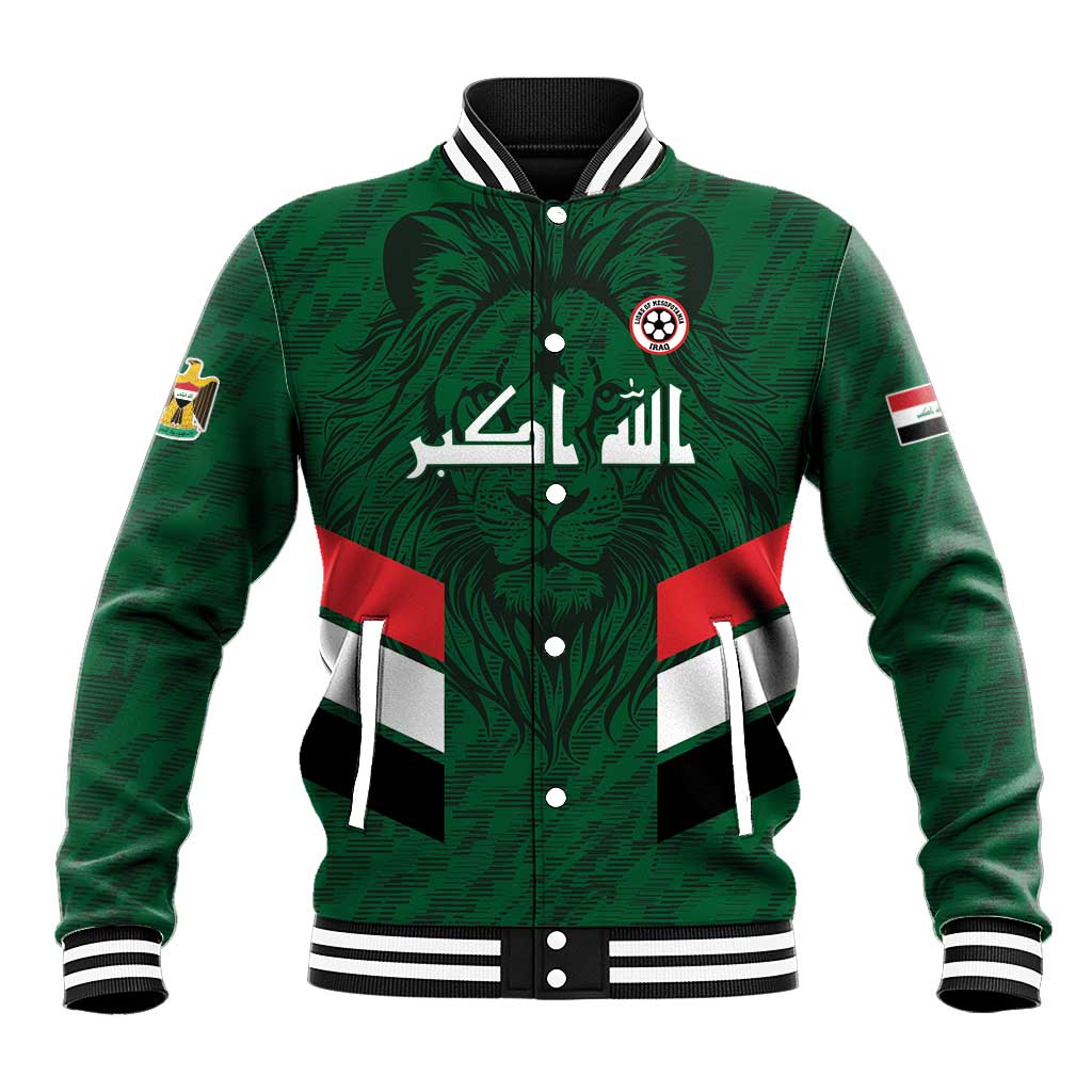 Custom Football 2026 Iraq Baseball Jacket Go Lions of Mesopotamia