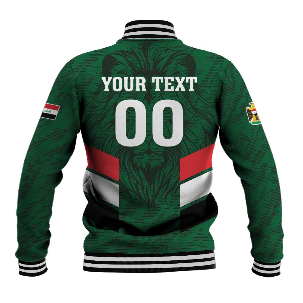 Custom Football 2026 Iraq Baseball Jacket Go Lions of Mesopotamia