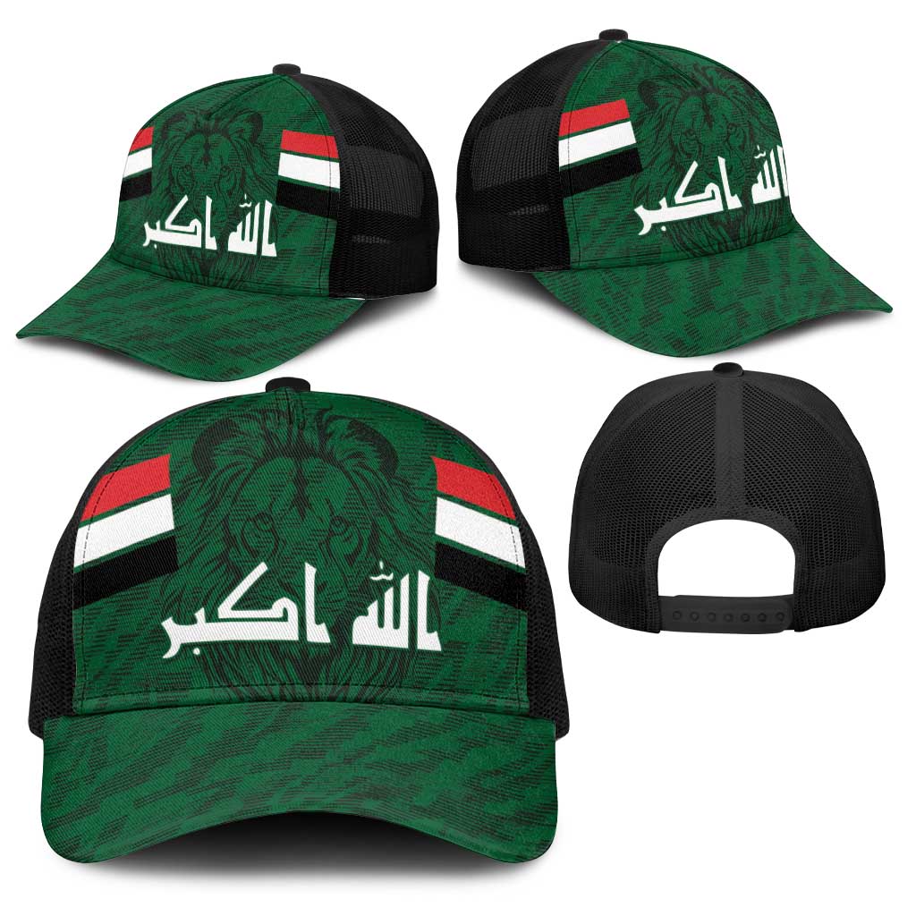 Football 2026 Iraq Baseball Net Cap Go Lions of Mesopotamia