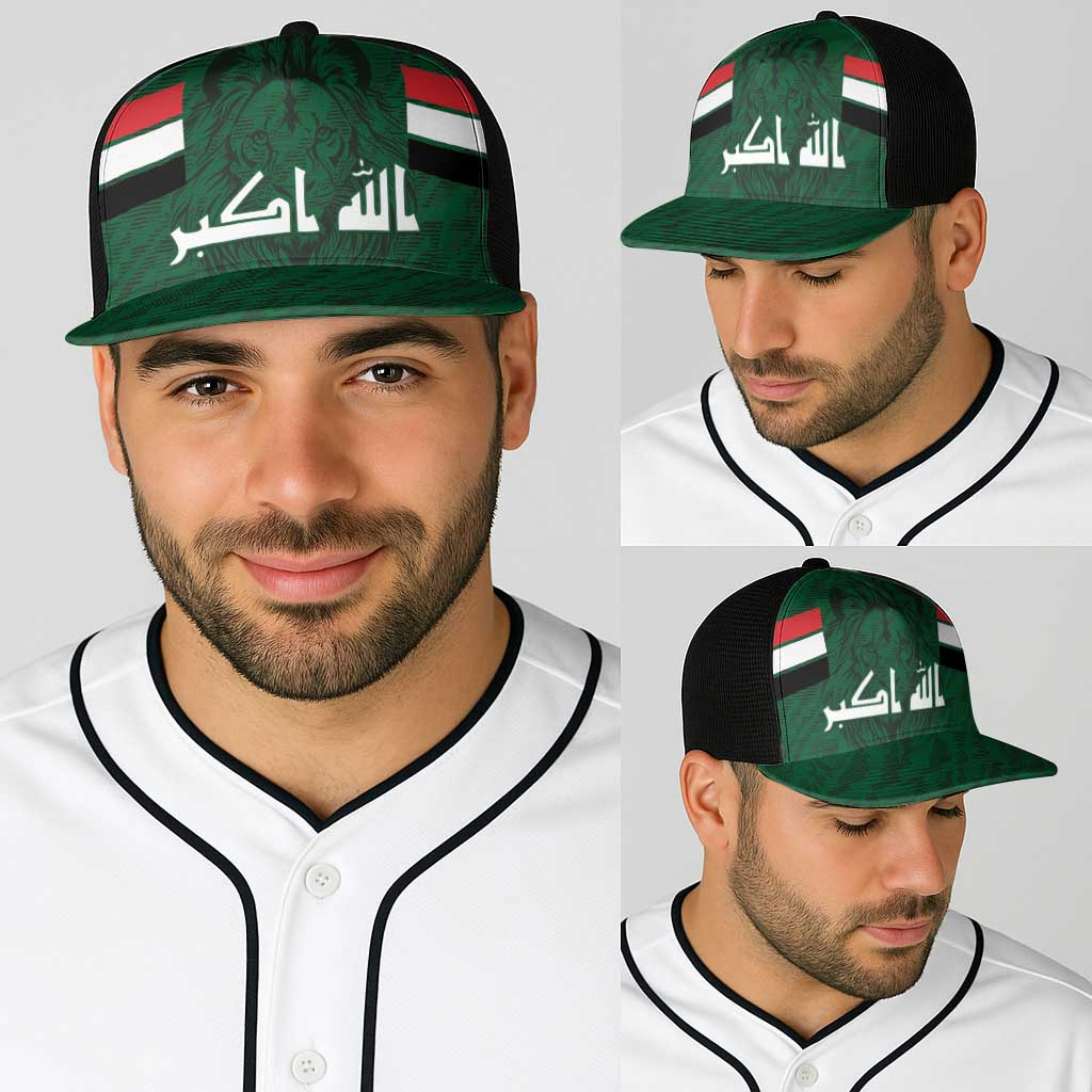 Football 2026 Iraq Baseball Net Cap Go Lions of Mesopotamia