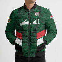 Custom Football 2026 Iraq Bomber Puffer Jacket Go Lions of Mesopotamia